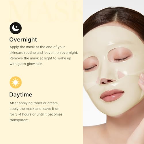 medicube Kojic Acid Turmeric Brightening Gold Jelly Gel Mask | Overnight Face Mask for Glass Glow Skin- Elasticity, Hydrating, Firming and Moisturizing | Korean Skincare, 28g x 4ea