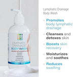 Lymphatic Drainage Shower Gel, Natural Herbal Body Wash for Healthy Lymph Flow & Body Detox, Post Manual or Tool Lymphatic Massage, Post Liposuction, BBL, Lymphedema, Lipedema, 8 Fl OZ