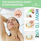 Eucalyptus for Shower Stuff Steamers wtih Tray,Shower Tablets for Women and Men, Steamers Bombs Aromatherapy for Relaxation and Stress Relief, Perfect for Self Care Items and Bath Gifts (20 Pcs)