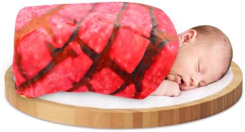 Concha Blanket Baby Stuff Shower White Elephant Gifts for Kids Throw Blankets Wrap Newborn Swaddle Toddler Boy Girl Party Novelty Gag Pets Soft Fleece Sweet Shell Bread 40in