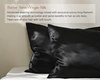 Yanibest Satin Pillowcase, King Size Pillow Cases Set of 2 - Silk Pillow Cases for Hair and Skin with Zipper, Silk Pillow Cases King for 20"x40", Exquisite Packaging for Women Men