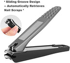 Large Nail Clippers Set, 5 Pcs Sharp Toenail and Fingernail Clippers for Men and Women (Premium, Big Size, Heavy-Duty Design)