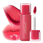 MILKTOUCH Jelly Lip Glow Tint - Hydrating Lip Gloss with Long-Lasting Moisture, Lip Stain, Lightweight, Radiant Shine, Perfect for Daily Use, Valentines Gifts, Korean Lip Oil (06 Chericious)
