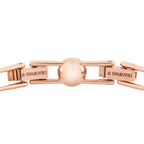 SWAROVSK Una Angelic Bracelet, Clear circle-cut with Matching Crystal Pavé on a Rose-Gold Tone Finish Setting, Part of the Una Angelic Collection