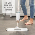 Quick Shine Multi Surface Floor Cleaner 64oz, Ready to Use-Streak Free-No Rinse, Use on Hardwood, Laminate, Luxury Vinyl Plank & Stone, Use in Spray Mops & Vac Mops, Safer Choice Cleaner