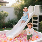 GOGOSO Ball Pit Balls for Toddler, Baby Plastic Playballs Kids Soft Pastel Pelotas Non-Toxic BPA-Free 3pink+Orange+Yellow, 50 Balls
