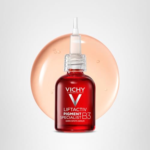 Vichy LiftActiv B3 Serum, 8% Niacinamide + Melasyl + Glycolic Acid, Anti-Aging Dark Spot Corrector for Uneven Skin Tone, Lightweight Face Serum for Women & Men, Non-Sticky