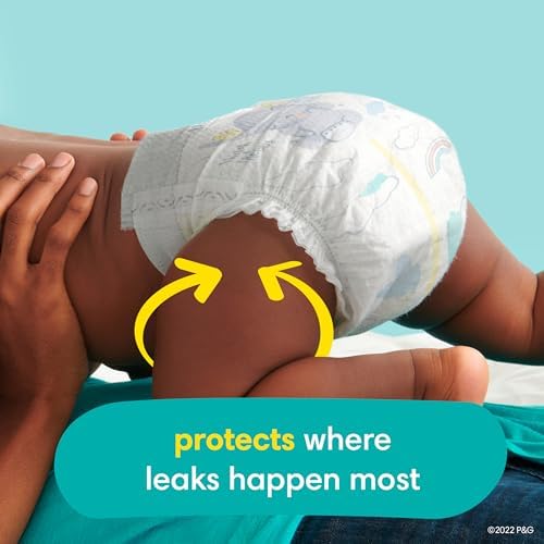 Pampers Swaddlers Disposable Baby Diapers Size 4, 150 Count with Sensitive Water Based Baby Wipes 4X Pop-Top Packs (336 Count)