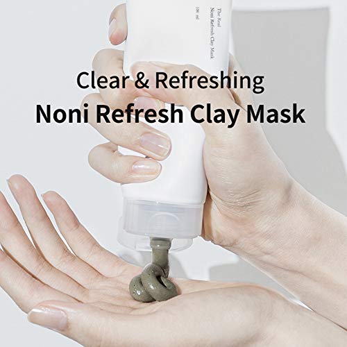 celimax The Real Noni Refresh Clay Mask | Clarifying Deep Pore Cleansing, Hydrating, Pore Minimizer, For Oily Combination Skin, Blackhead, Korean Face Mask,120g
