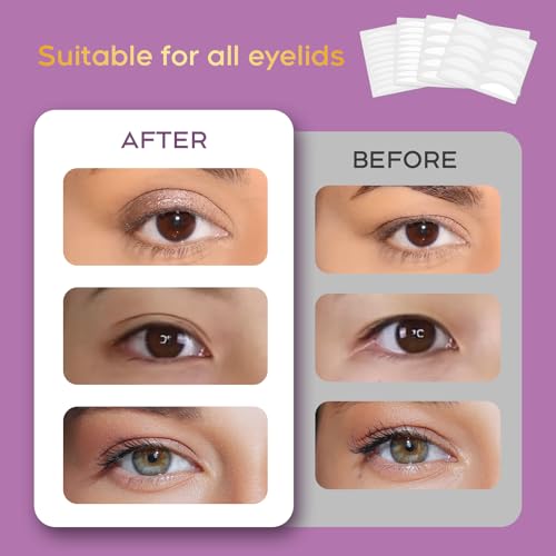 600PCs Invisible Double Eyelid Tape for Hooded Eyes, Invisible Eyelid Lifter Strips Droopy Eyelid Lift Tape, Instant Eyelid Lifting for a Natural Look, Perfect for anyone (600Count (Packof 1))