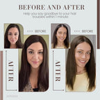 Hair Toppers for Women Real Human Hair, 360° 3D Human Hair Toppers for Women with Thinning Hair Upgrade Middle Part Clip in Bangs Hair Topper Hair Pieces for Women Daily (Mocha Brown, 18 Inch)