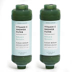 VOESH Vitamin C Shower Filter, Shower Aromatherapy, Water Purifier, Water Softener, Vegan Probiotics, Spa Shower Head, Water Filter, Shower Self-Care