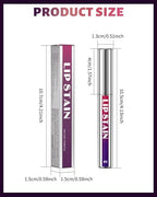 3Pcs Peel Off Lip Stain Tattoo Set, Long Lasting Lip Liner Stain Peel Off Matte Lip Gloss Nude Lipstick, Waterproof Smudge Proof High Pigmented Color Peel Off Lip Stain Tint Women Lip Makeup Gift