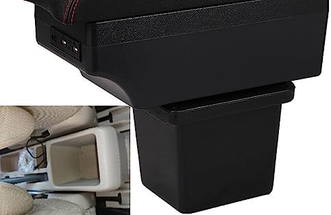 OQHAIR Armrest Box Armrest Box Storage box Car accessories Retrofit parts Interior details Auto Holder USB For corolla verso 2011