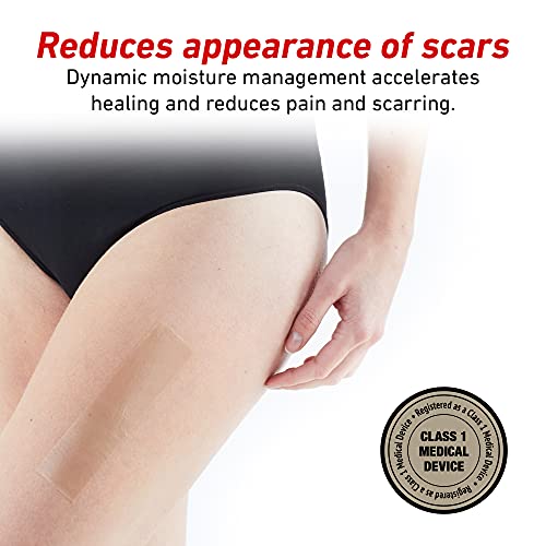 Neo G Opti-Heal Wound Recovery Silicone Scar Strips for Surgical Scars, C Section, Burn, Acne, Keloid Treatment - Medical Silicone Scar Sheets - New and Old Scar Treatment - 1.6 x 5.9 inch - 6 Strips