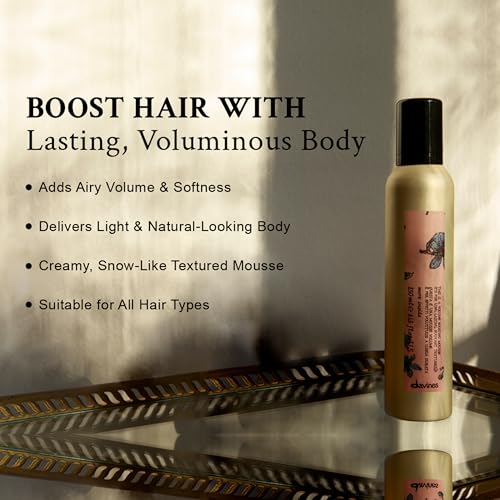 Davines This Is A Volume Boosting Mousse, Add Natural Looking And Airy Volume And Body, For All Hair Types, 8.4 OZ