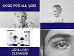 Heyedrate Lid and Lash Cleanser – 2oz Glass Bottle – Pure Hypochlorous Acid Spray for Soothing Dry Eye Irritation – Daily Eyelid & Lash Cleanser