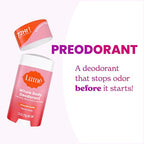 Lume Whole Body Deodorant - Smooth Solid Stick - 72 Hour Odor Control - Aluminum Free, Baking Soda Free and Skin Loving - 2.6 Ounce (Pack of 3) (Peony Rose)