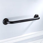 700Brass 18-Inch Grab Bar Featuring Anti-Slip Handrail, Solid Brass, Oil Rubbed Bronze, Heavy-Duty Construction Armrest, Bathroom Bathtube Shower Safety Rail