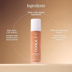 COOLA Organic Rosilliance BB Cream With SPF 30, Tinted Moisturizer Sunscreen & Foundation, Dermatologist Tested, 1.5 Fl Oz