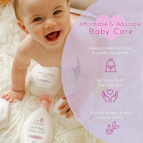 Night Time Baby Routine Wash + Lotion Bundle - Gentle Calming Bath & Body Cleanser + Lightweight Moisturizing, No Yucky Stuff & Harsh Ingredients,13 fl oz + 10 fl oz (6 Variety-Pack)