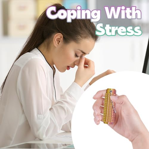 Little Ouchies Pain Fidget, Pain Stim Fidget for Stress Relief & Focus, Little ouchies, Mini Fidget Toys, 3D Printed with Hard Spiky Fidget Massage Keychain (6PCS)