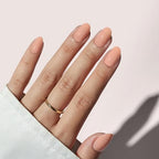 BTArtbox Press On Nails Short - Fall Press on Nails Nude Short Oval Nails Fake Nail with Nail Glue, Fit Perfectly, Reusable Glue On Nails in 16 Sizes, Salmon