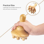 Wood Therapy Massage Tool Wooden Lymphatic Drainage Massager One-Handed Body Sculpting Tools,Physical Therapy Tools, Muscle Scraping Tool,Gua Sha Wood Therapy Tool-5.5 * 4.3 inches