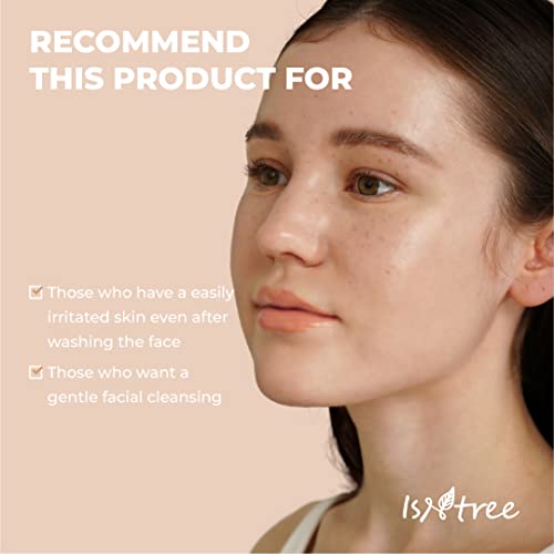 IsNtree Yam Root Vegan Milk Cleanser 220ml, 7.43 fl.oz | Rich & Creamy Texture | Hydrating & Mild | Korean Skincare