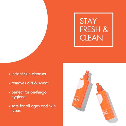 Hypochlorous Acid Spray - 16 oz Twin Pack (2 x 8 oz) – No-Rinse Face Wash, Non-Toxic, Safe for Sensitive Skin – Perfect for Travel, Home, Gym Use - HOCL