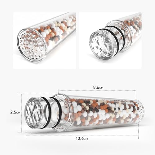 SR SUN RISE Shower Filter for Handheld Shower Head, 2 Pack Replacement Filters for Hard Water Remove Chlorine and Harmful Substances