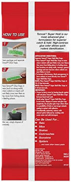 Tomcat Super Hold Glue Traps, Rat Size, 2 Traps/Pack (12-Pack)