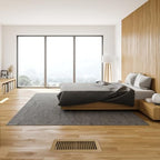 VOISEN Floor Register 4x10, 4 Pack Brown Floor Vent Covers,Heavy Duty Steel Walkable Floor Vents,Vent Covers for Home Floor