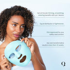 Qure LED Skin Care FDA Cleared LED Face Mask With 5 Different Modes - Red and Blue Light Therapy Face Mask In One Device with Customizable Settings, Treatments & Integrated Phone App for at Home Use