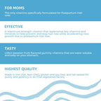 Baby Blues Postpartum Hair Loss Vitamins - Full Hair Cycle Pack - with Biotin, Collagen, & Folate