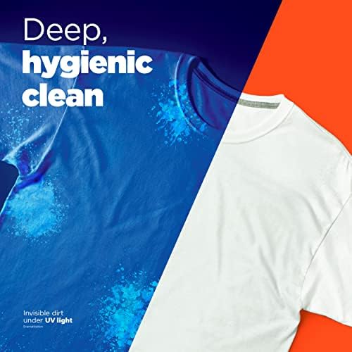 Tide Hygienic Clean Heavy 10x Duty Liquid Laundry Detergent, HE Compatible, Spring Meadow Scent, 74 Loads, 105 fl oz
