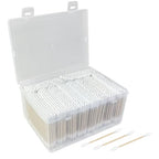 1000 Count Pointed Cotton Swabs - Double Precision Tips with Bamboo Stick for Beauty and Personal Care - for Eyebrow And Eyelash Application, Manicures And Nail Art, Cleaning Ears And Nose