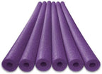 Oodles of Noodles 6 Pack Black Foam Pool Noodles – 48” x 2.5” Hollow Core – Extra Dense, Durable – Made in North America