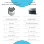 Vanman’s - Handmade Coconut and Magnesium Deodorant (2 Pack) - Routine Deodorant - Odor Control for Underarms - Magnesium Deodorant For Women and Men - Personal Care Products - 2.5 ounce