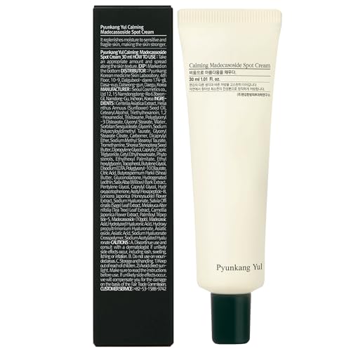 Pyunkang Yul [PKY] Calming Madecasoside Spot Cream 30ml I Madecassoside, Centella Asiatica Extract, Niacinamide, Panthenol Hyaluronic Acid