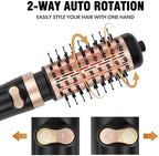 DAILYLIFE Rotating Hair Dryer Brush, Spinning Hair Dryer Brush with 2 Brushes (1.5" & 2"), Ionic Technology, Less Damage & Less Frizz