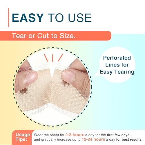 Silicone Scar Sheets, 1.5” x 156” Medical Silicone Scar Tape Roll, Reusable Scar Strips for Surgical, C-Section, Keloid Bump, Stretch Marks, Acne, Hypertrophic Scar Treatment