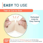 Silicone Scar Sheets, 1.5” x 156” Medical Silicone Scar Tape Roll, Reusable Scar Strips for Surgical, C-Section, Keloid Bump, Stretch Marks, Acne, Hypertrophic Scar Treatment