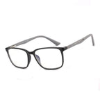 BLUEMOKY Blue Light Reading Glasses for Men，Sport Square Frame Readers, Anti Glare Computer Glasses(Black,2.00)