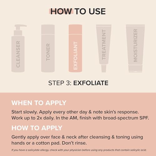 Paulas Choice--SKIN PERFECTING 2% BHA Liquid Salicylic Acid Exfoliant--Facial Exfoliant for Blackheads, Enlarged Pores, Wrinkles & Fine Lines, 4 oz Bottle