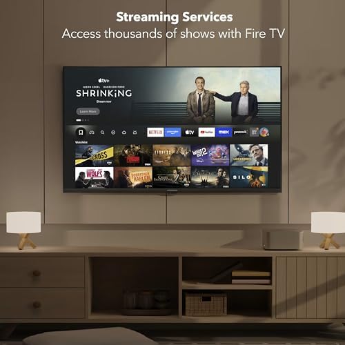 INSIGNIA 65-inch Class F50 Series LED 4K UHD Smart Fire TV with Alexa Voice Remote (NS-65F501NA26)