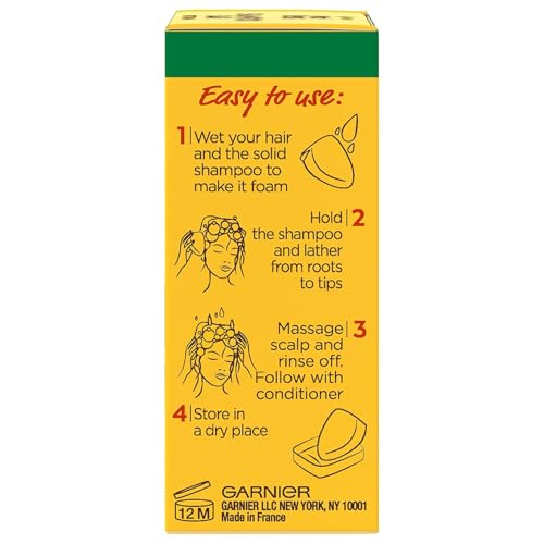 Garnier Whole Blends Restoring Shampoo Bar for Dry, Damaged Hair, Honey Treasures, 2 Oz, Pack of 6 (Pack of 6)