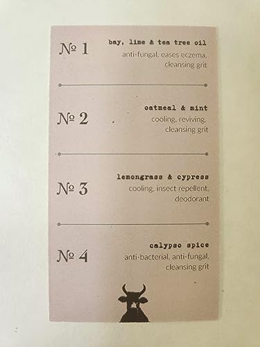 All-Natural, Long-Lasting Beef Tallow Bar Soap (8 Bars) with Bay & Tea Tree Oil Good for Sensitive Skin and Great as a Gift. Handmade in USA in Small Batches.