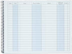 Adams Activity Log Book, Spiral Bound, 8.5 x 11 Inches, 100 Pages, White (S1185ABF)