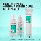 Redken Acidic Bonding Curls Leave-In Treatment For Curly & Coily Hair - Heat Protectant, Repairs & Defines Damaged Curls, Detangles & Conditions